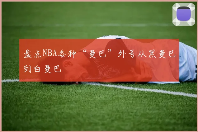 盘点NBA各种“曼巴”外号从黑曼巴到白曼巴