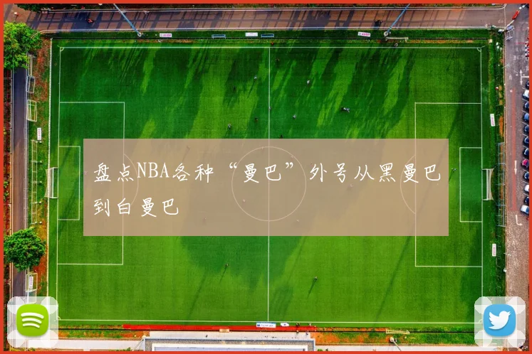 盘点NBA各种“曼巴”外号从黑曼巴到白曼巴